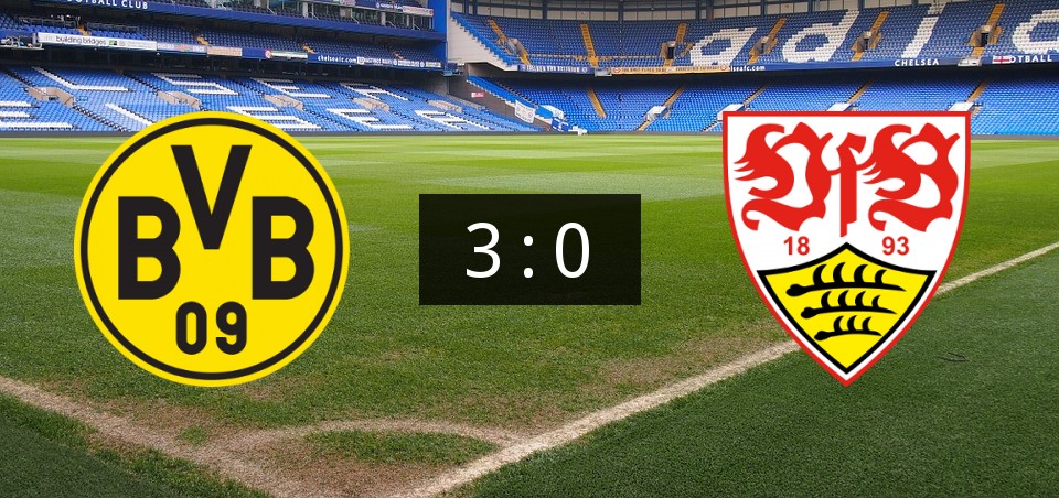 VfB Stuttgart verliert mit 3:0 deutlich gegen BVB ...