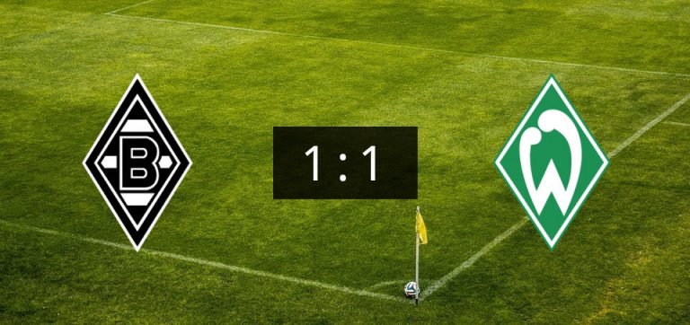 Gladbach und Bremen erkämpfen sich ein Unentschieden ...