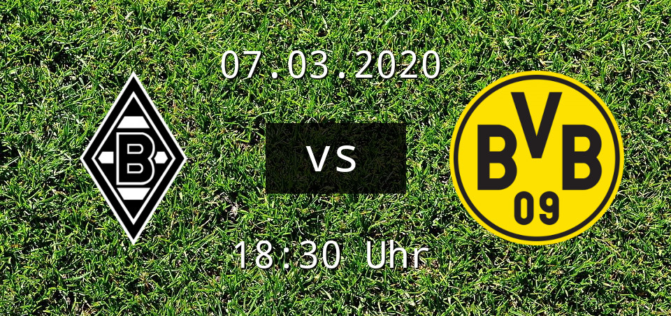 Borussia Dortmund spielt auswärts gegen Borussia Mönchengladbach